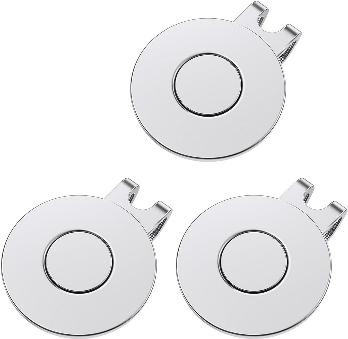 Golfhoed Clips met Magnetische Golfbal Marker Houders - Perfect voor Golfaccessoires