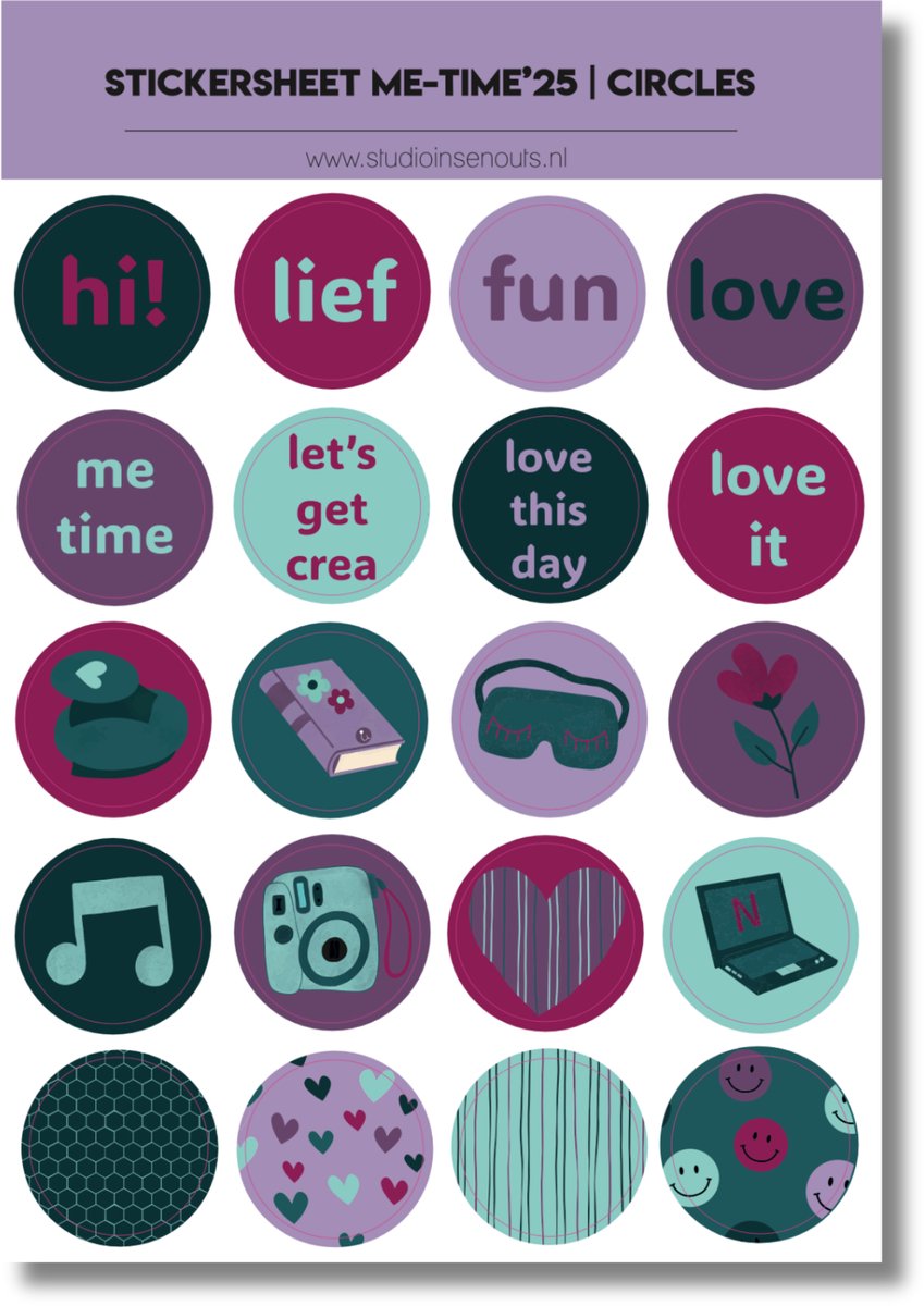 Stickervel Circles | Me-Time'25