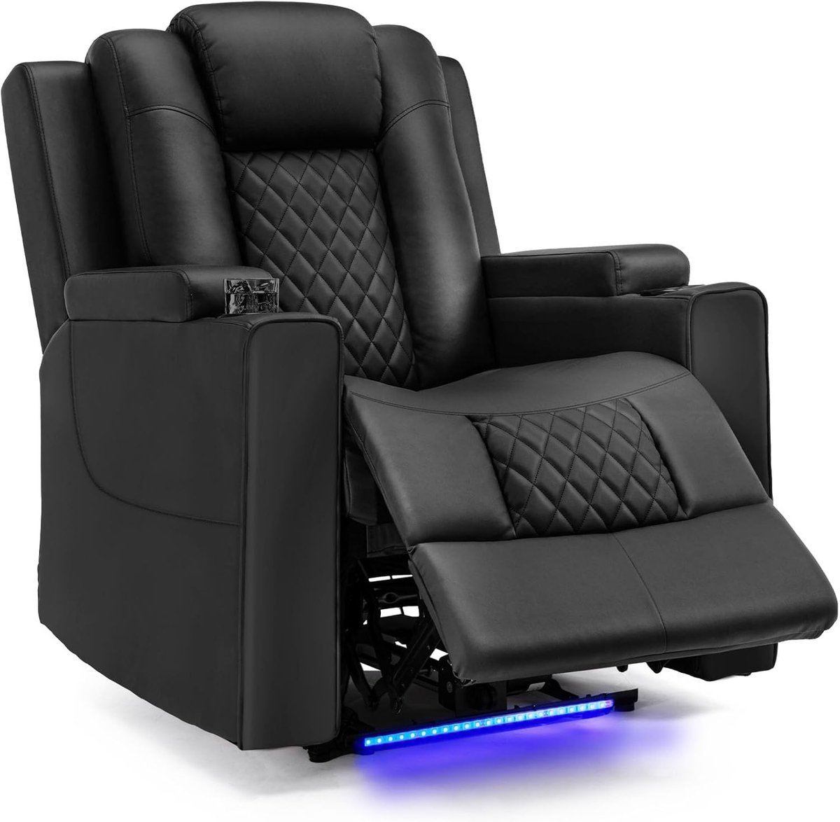 Relaxstoel Elektrische Massagestoel met LED Ligfunctie - Relaxstoel - €399,99