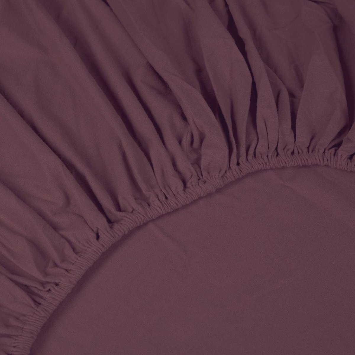 Kayori Atsui Topper Hoeslaken Flanel - 180x210-220cm - Matrasdikte 12 cm - Heerlijk warm - Burgundy