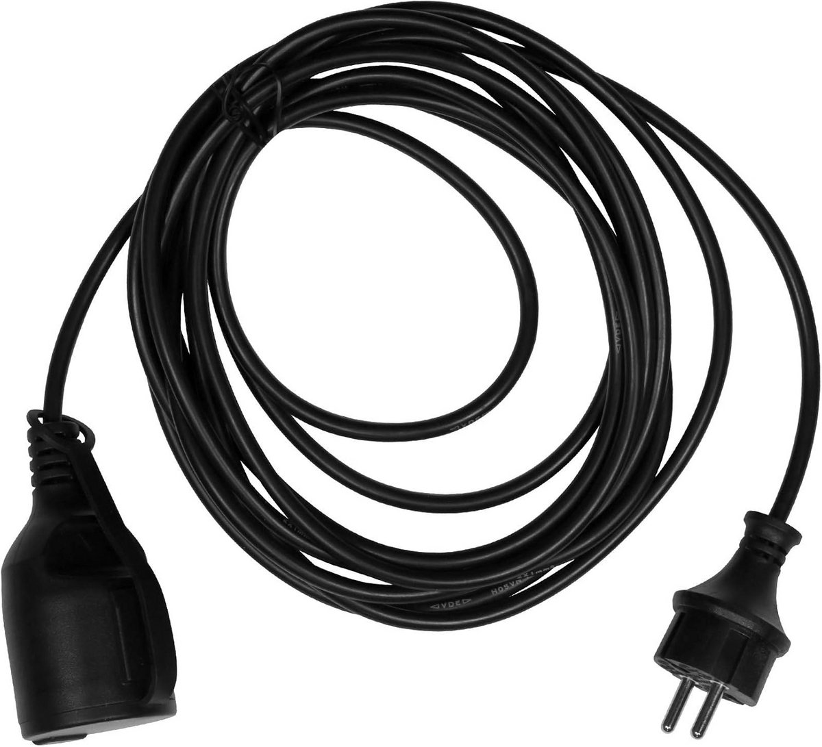 Verlengkabel 3 meter Zwart IP65 voor Buitenverlichting