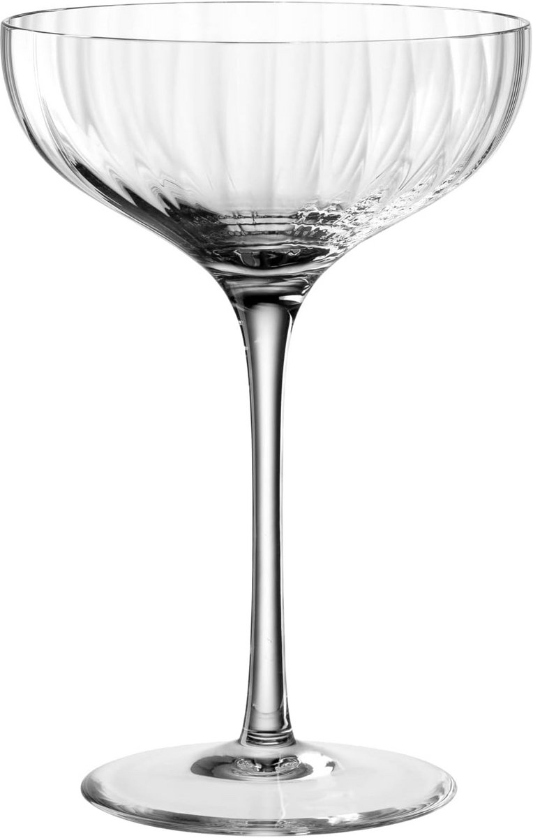 Set van 6 Champagneglazen Poesia - Hoge Kwaliteit en Vaatwasmachinebestendig