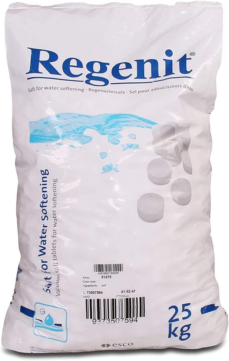 Regenereerzout Zouttabletten 25 kg voor Waterontharder