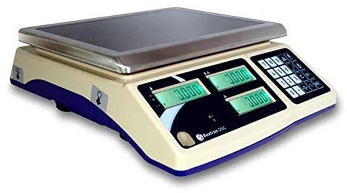 Digitale Weegschaal 30 kg Precisie met Tellersfunctie en RVS Plateau