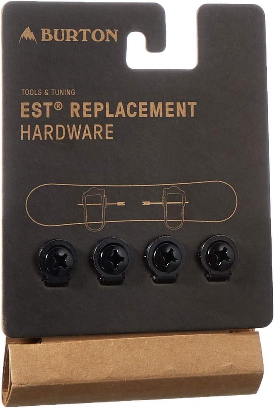 Universele EST Snowboardbevestiging Hardware Set - Zwart