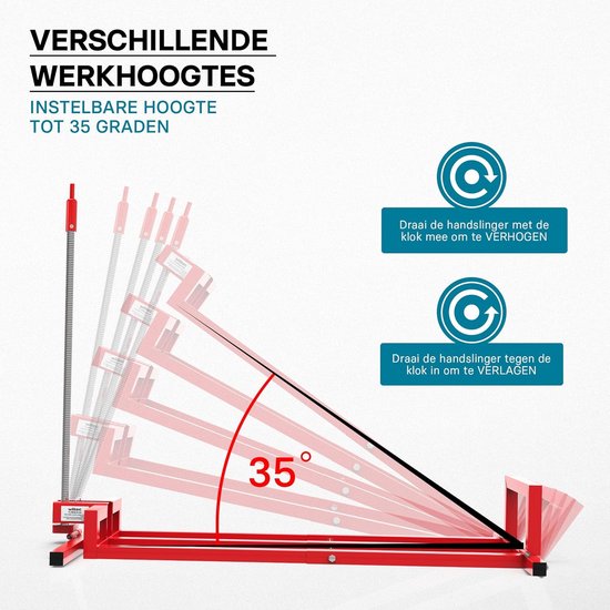 Universele Hefbok voor Zitmaaiers en Tuintractoren tot 400 kg met 35° Hellingshoek — afbeelding 5