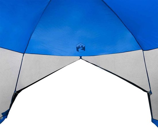 vidaXL - Muskietentent - met - dak - Azuurblauw - 380 - x - 380 - x - 225 - cm van Vidaxl — afbeelding 3