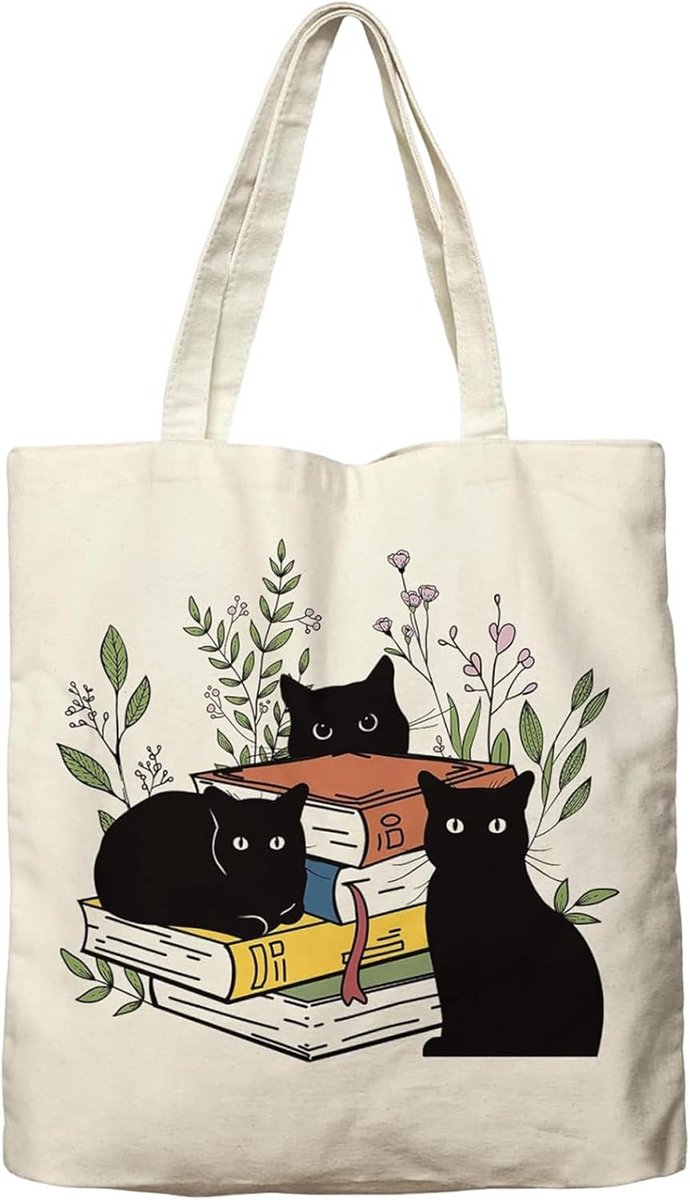Grote Canvas Shopper Tas voor Dames - Duurzaam en Stijlvol