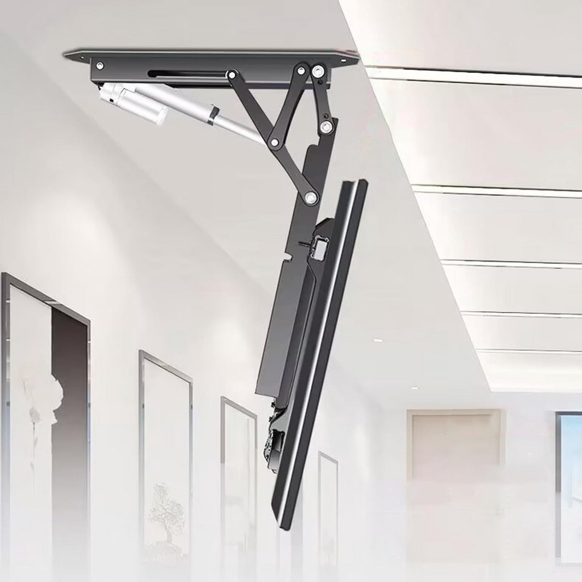 Elektrische TV Lift voor Plafondmontage - Verstelbaar voor 32-65 Inch TV's
