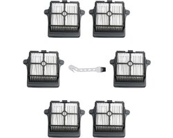 HEPA Filter - 6 stuks - 9.8*7.5*3.2cm - geschikt voor Tineco FLOOR ONE S7 PRO - FLOOR ONE S6 - FLOOR ONE SWITCH S6 - FLOOR ONE SWITCH S7 - FLOOR ONE S7 COMBO - FLOOR ONE S7 FLASHDRY Stretch draadloze stofzuiger - met reinigingsborstel
