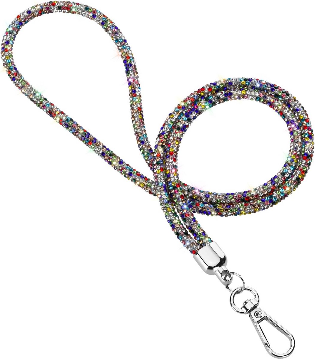 Universele Telefoonketting met Bling Strass - Halskoord voor Elke Smartphone