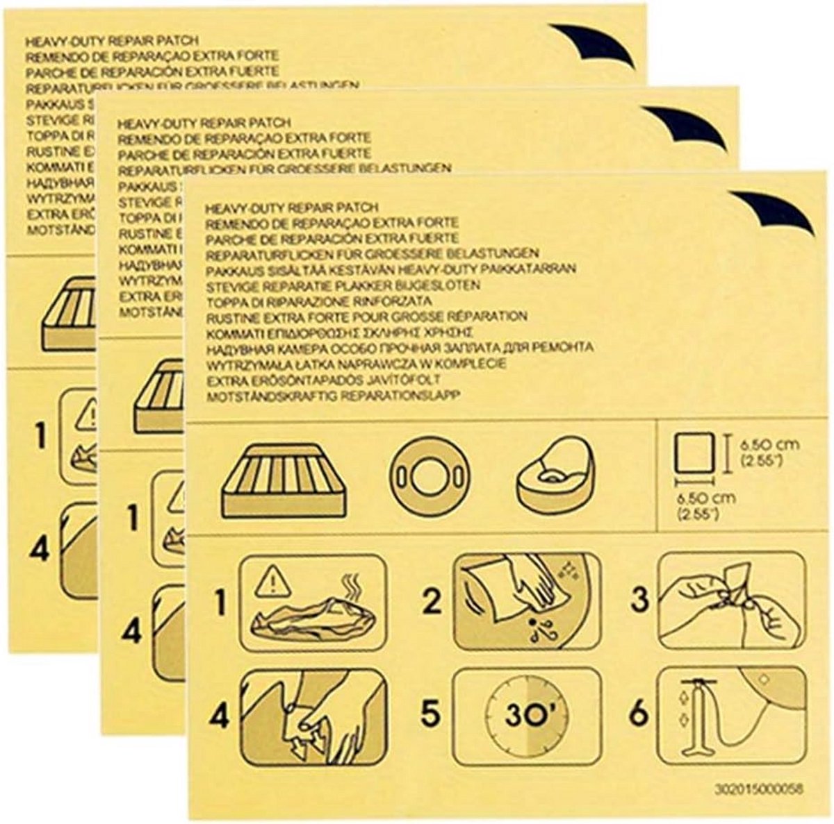 30x Zelfklevende Zwembad Reparatiepleisters - Waterdicht PVC Patch voor Luchtbed, Zwemband en Tent