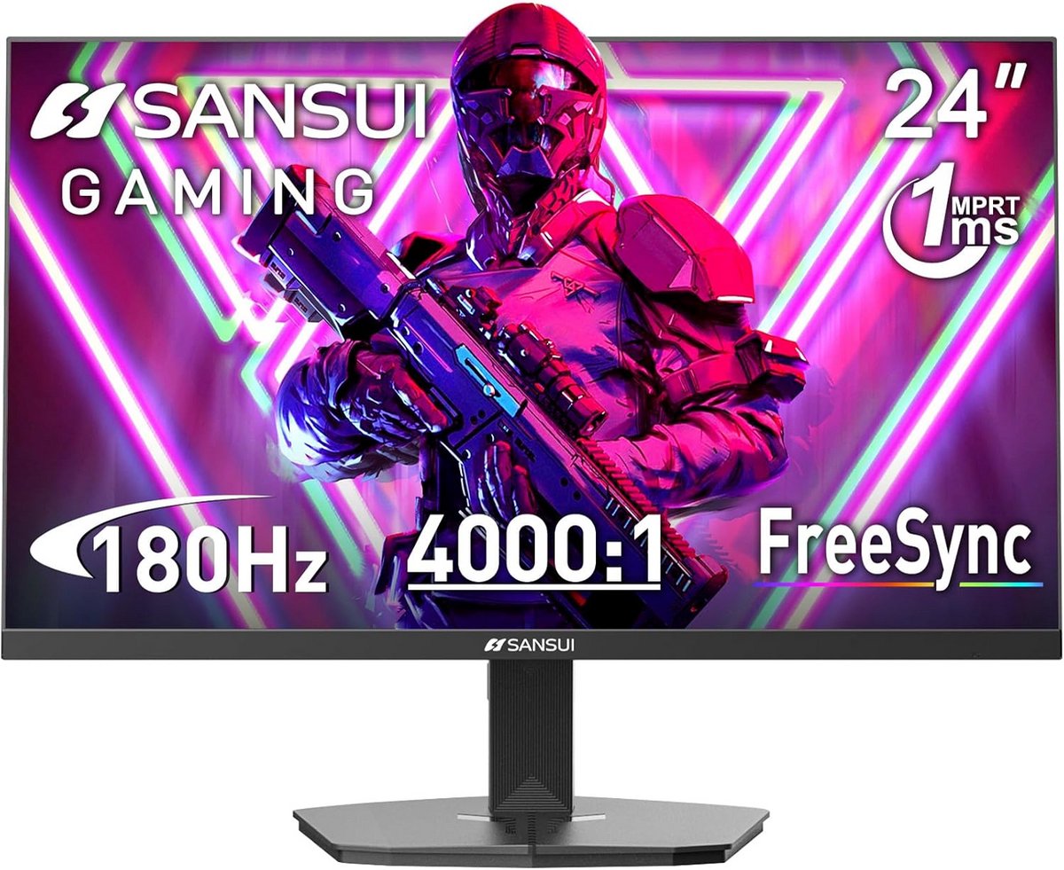 24 Inch Gaming Monitor 200Hz 1ms VA Paneel FHD 1080P met FreeSync en HDR