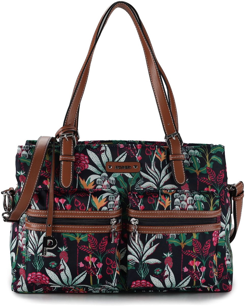PICARD schoudertas shopper Sonja Shopper Jungle kleurrijke