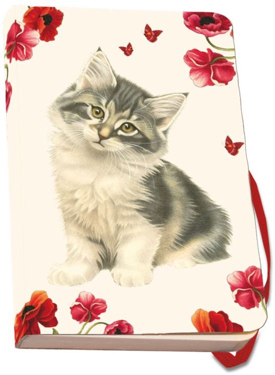 Franciens Katten Notitieboek A6 Kittens & Poppies