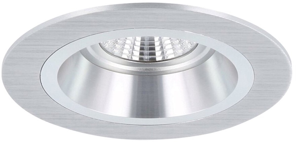 Bolzano - Inbouwspot Aluminium Rond - Verdiept - 1 Lichtpunt - Ø 93mm
