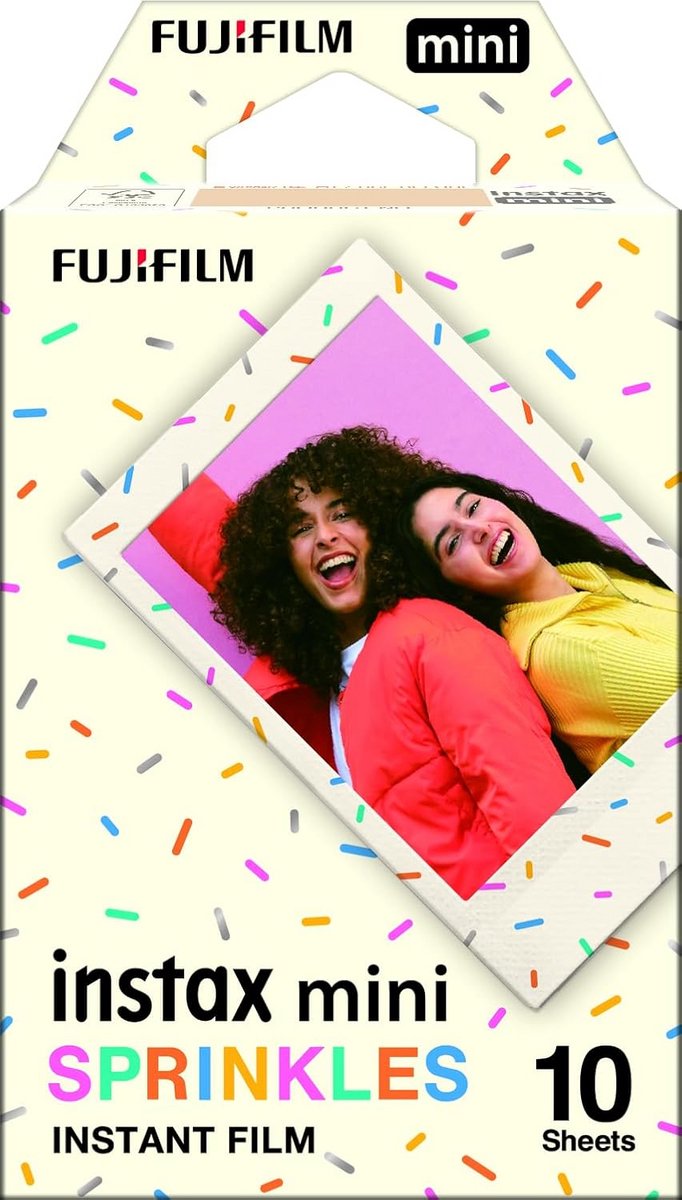 Instant mini film met decoratieve rand - 10 shots - Geschikt voor alle Instax mini series camera's en mini LINK smartphoneprinters