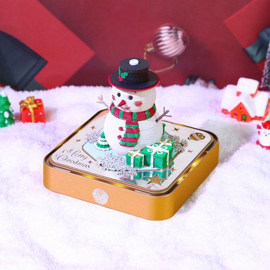 Calendrier 3D 2026 Avec LED - Bloc-Notes à Effeuiller, Décoration Bureau, Idée Cadeau Originale