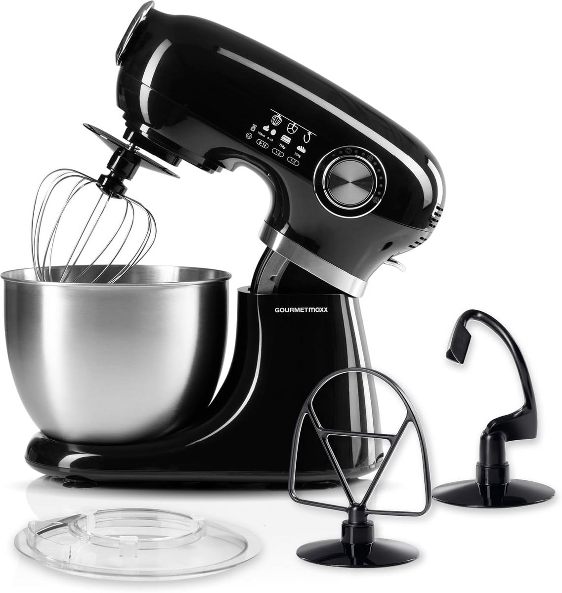 Multifunctionele Keukenmachine met Mengkom en Opzetstukken - Krachtige Mixer en Kneedmachine
