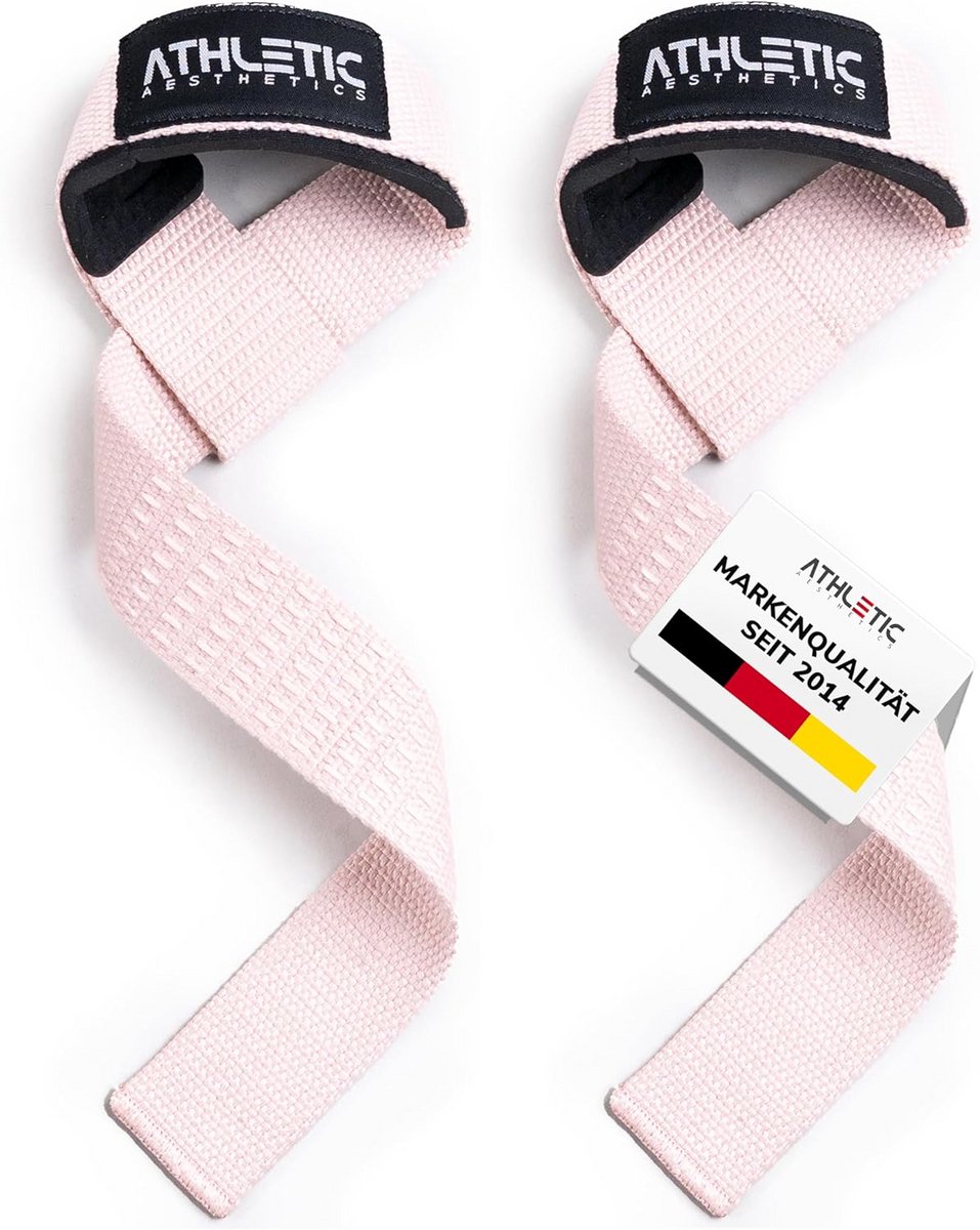 Professionele Lifting Straps voor Krachttraining en Gewichtheffen (60 cm) - Trainingshulpmiddel voor Deadlifts en Bodybuilding