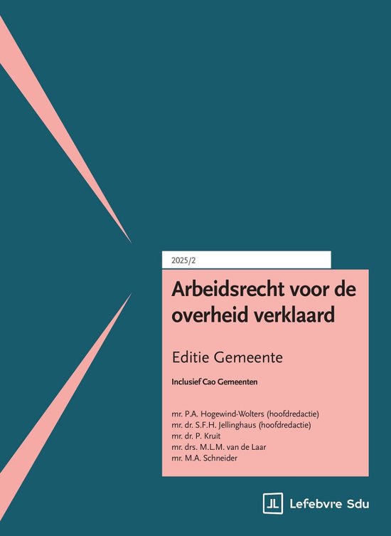Arbeidsrecht voor de overheid verklaard. Editie Gemeente - cover