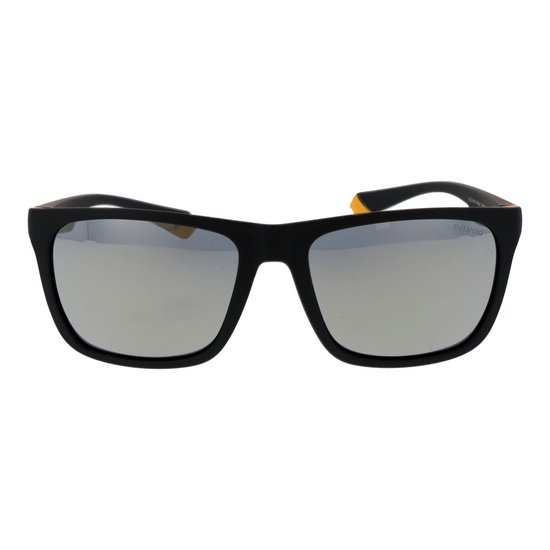 Polaroid PLD 2141/S BLACK YELLOW/GOLD 57/18/140 Unisex Zonnebrillen van Polaroid — afbeelding 3