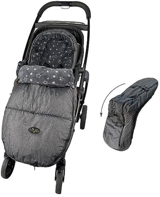 Wandelwagen Voetenzak met Capuchon - Warme Kinderwagen Deken voor Peuters en Baby's van Merkloos — afbeelding 3