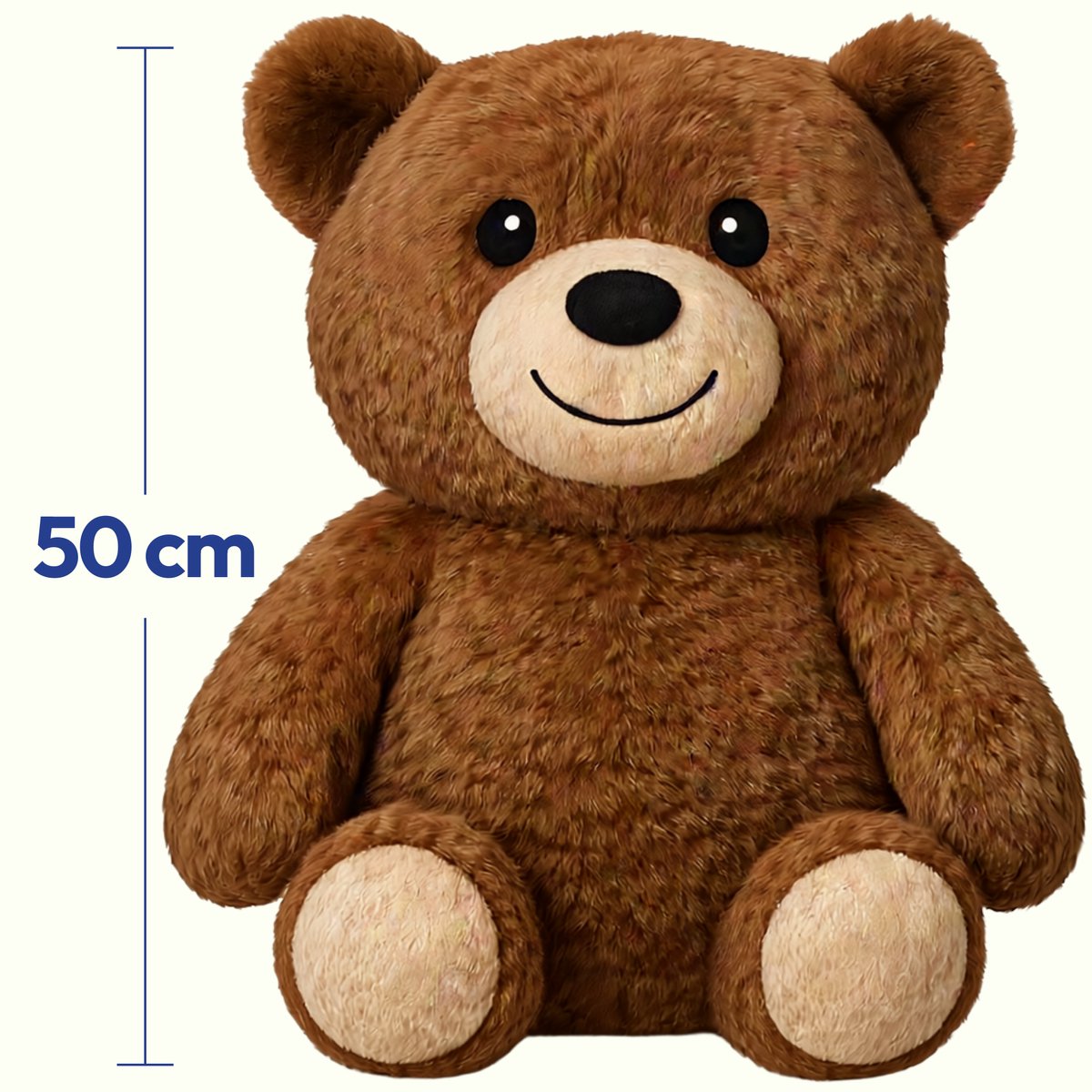 Being Together Verzwaringsknuffel Beer - Verzwaarde Knuffel 2,5kg voor Volwassenen en Kinderen - Therapeutische Beer Knuffel — afbeelding 9