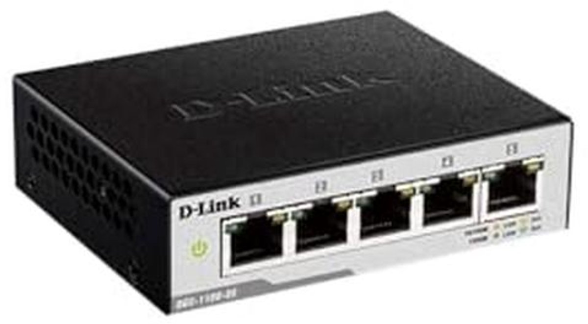 Switch 5 poorten 10/100/1000 Mbps