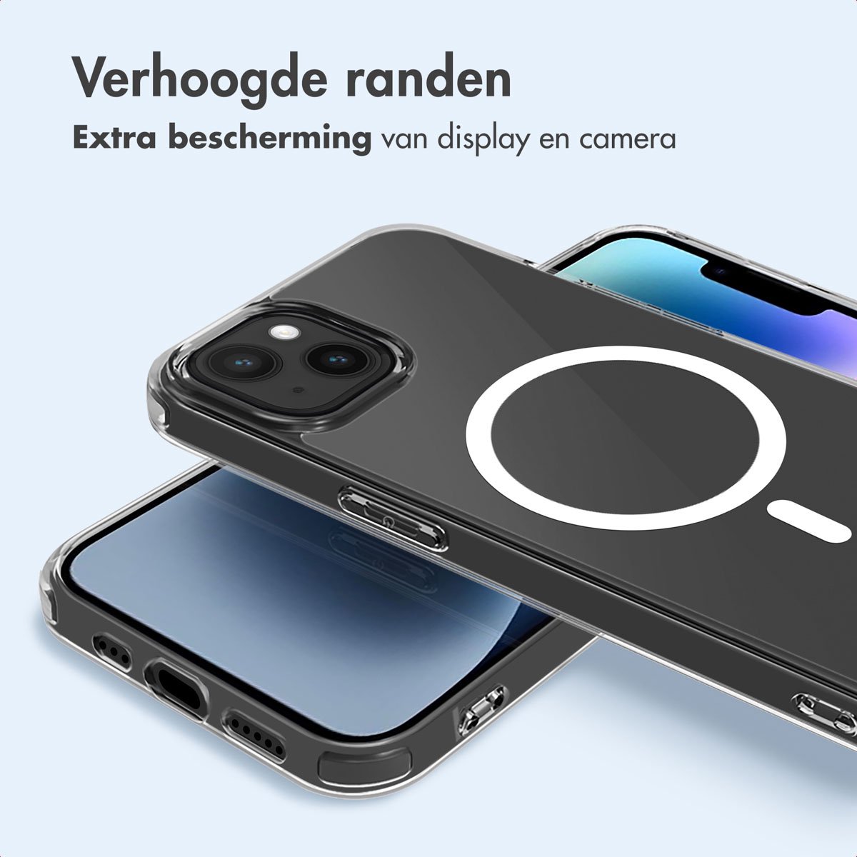imoshion Hoesje - Geschikt voor Apple iPhone 14 - Protective Backcover geschikt voor MagSafe - Transparant — cadeau in Cadeau-ideeën - foto 4