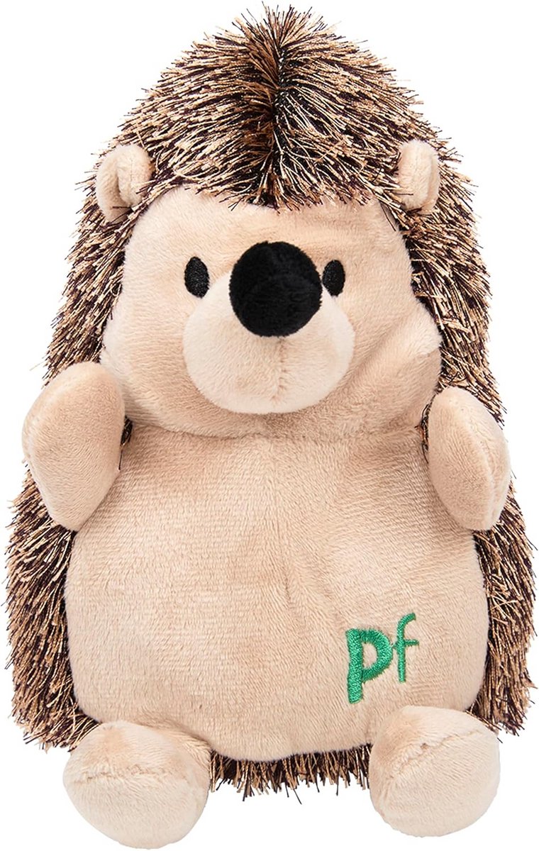 Zacht Pluche Hondenspeelgoed Egel met Pieper - Knuffel en Apporteerspeelgoed