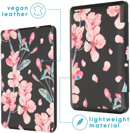 Hoesje geschikt voor Kobo Nia - iMoshion Design Slim Hard Case Bookcase - Blossom van iMoshion — afbeelding 4