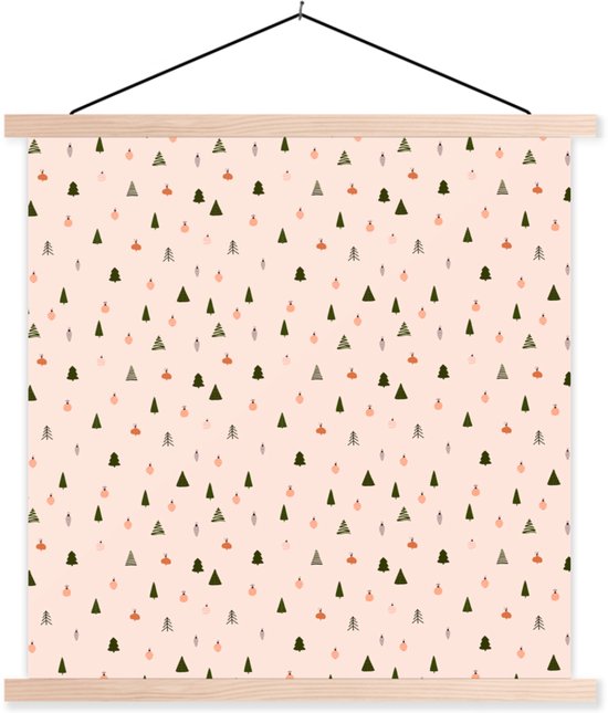 Affiche scolaire - Noël - Modèles - Pastel - 120x120 cm - Lattes vierges