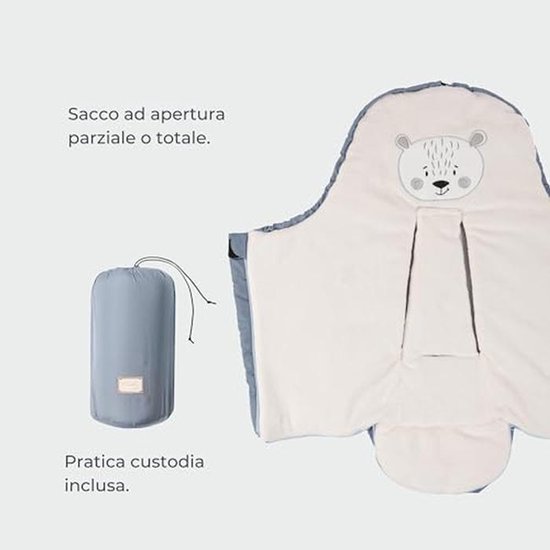 Universele voetenzak voor autostoelen met dieren - ideaal voor baby's van 0 tot 6 maanden, koudebestendig tot -10 °C van Universele — afbeelding 2
