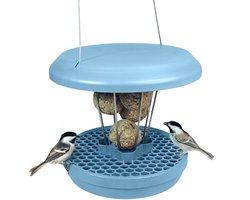 Stunq® Duurzame Vogelvoederdispenser met Intelligent Opvangbak – Geschikt voor Mezen en Andere Kleine Vogels