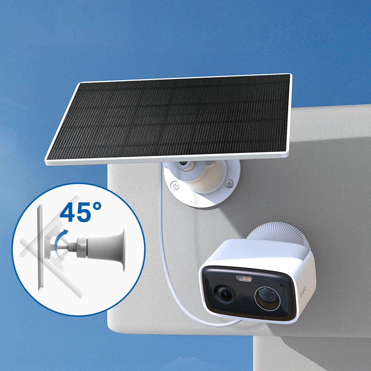 Tapo C400 KIT- Beveiligingscamera buiten met zonnepaneel - 1080p 2MP- IP65 - Nachtzicht in kleur - AI-detectie- Wifi Camera – foto 7