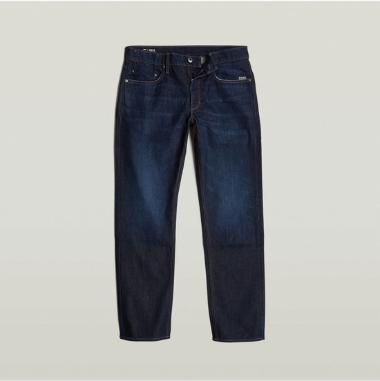 Donkerblauwe G-Star Mosa Straight jeans met een rechte pasvorm.