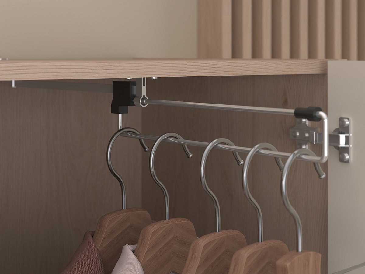 Vente-unique Bedframe hout beige, natuurlijk licht 140 x 190 cm