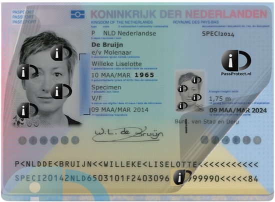 PassProtect voor paspoort | beschermfolie | herbruikbaar | voorkom identiteitsfraude | beveiliging BSN en pasfoto