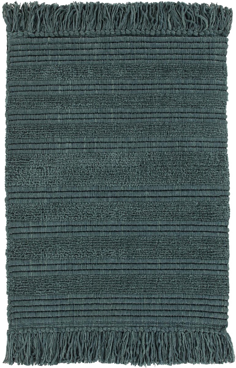 Heckettlane Badmat Nukus - Badkamermat - Bidetmat - Antislip tapijt - 60x100 cm - Groen