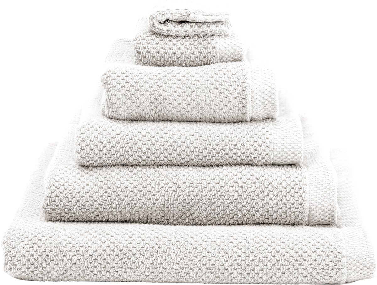 Heckettlane Strandlaken Grant - Hotelkwaliteit Handdoek van 100% Katoen - 90x180 cm - Strandhanddoek 1 Stuk - Wit