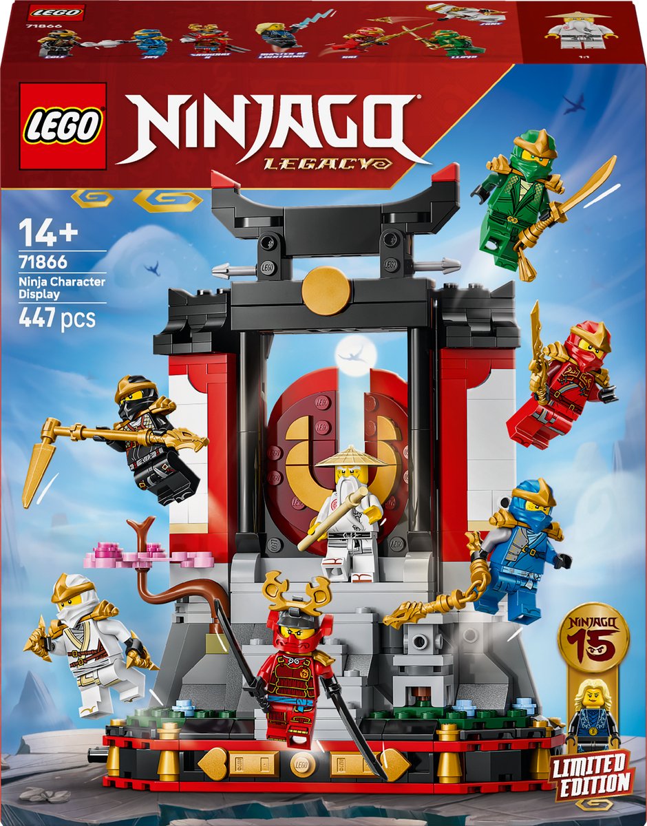LEGO NINJAGO - 15-Jarig Jubileum: Display met Ninjapersonages - 71866 — afbeelding 20