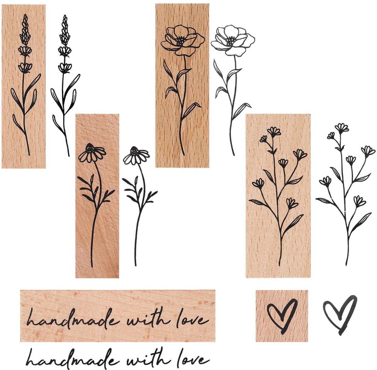 IMPERATORIS® Leeslampje voor Boek - Klemlampje - Bedlampjes voor Volwassenen Slaapkamer - 6 Stuks - Hout