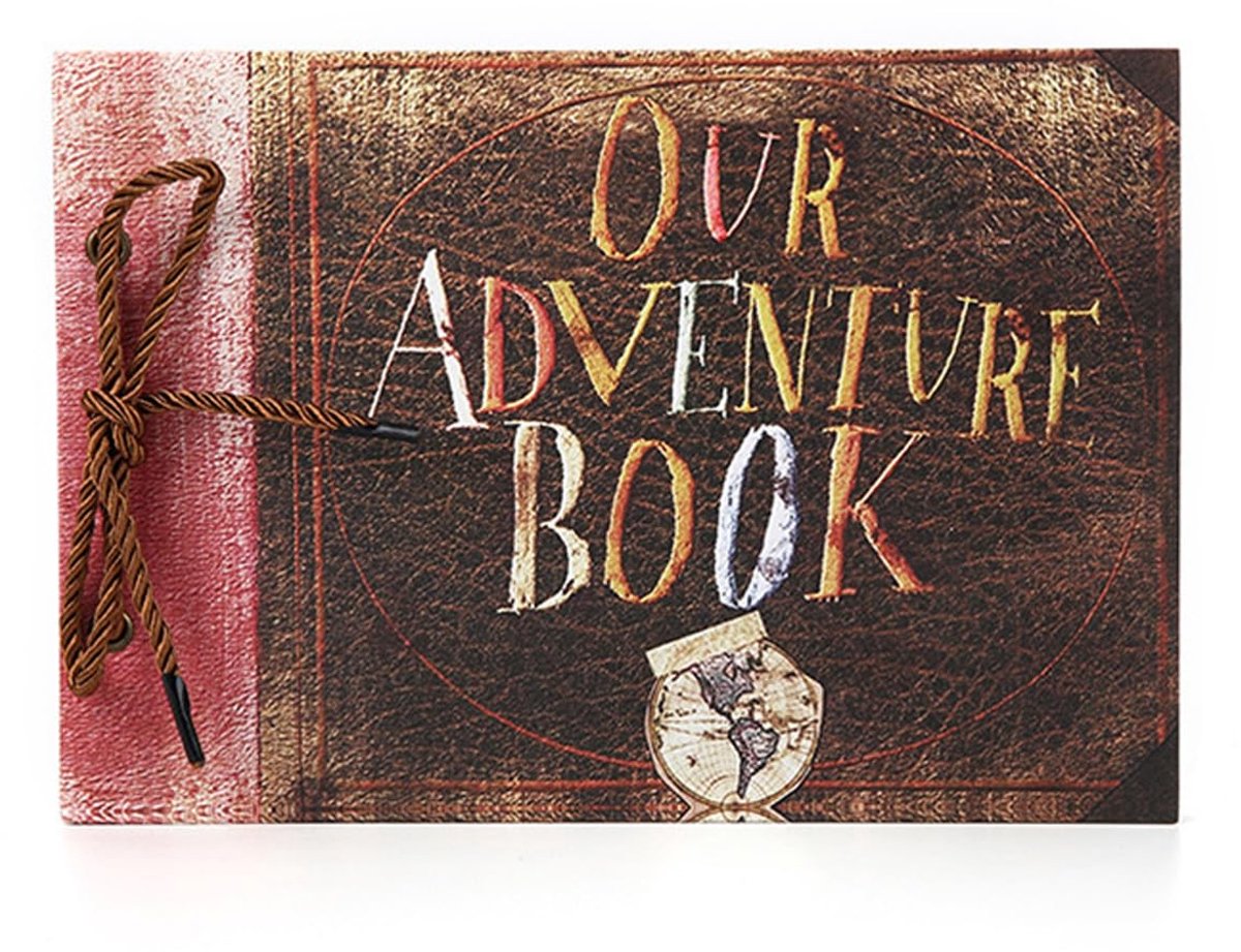 Ons avontuur Boek omhoog Film DIY Fotoalbums Retro fotoalbum Plakboek voor jubileum Bruiloft Reizen