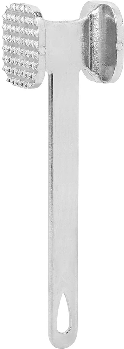 Huishoudelijk Dikker Aluminiumlegering Rundvlees Tenderizer Hamer Pounder Mallet Dubbelzijdig Tool Hamer Metalen Vlees Pounder voor Mals Biefstuk Rundvlees Pluimvee