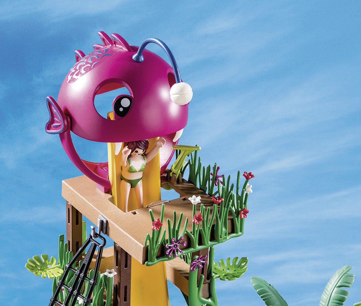 Bol.com PLAYMOBIL Family Fun Waterpark met glijbanen - 70609 aanbieding
