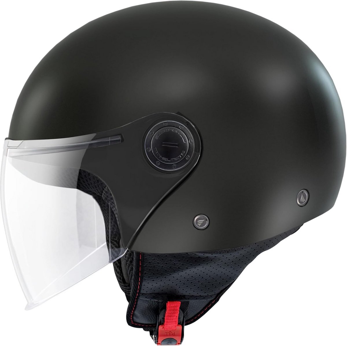 S helm glans zwart maat XS