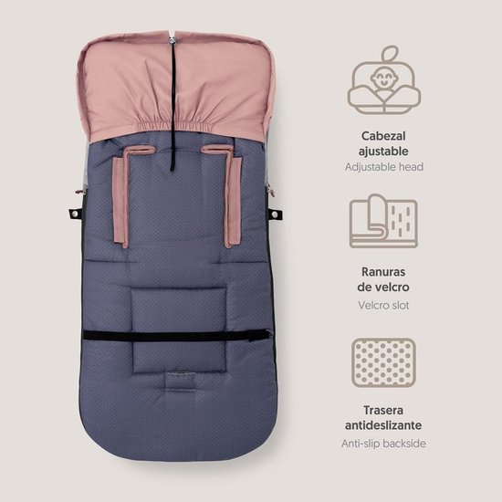 Universele Kinderwagen Voetenzak - Zacht Pluche Winter Slapende Zak met Dubbele Opening en Anti-Allergisch Materiaal van Universele — afbeelding 5
