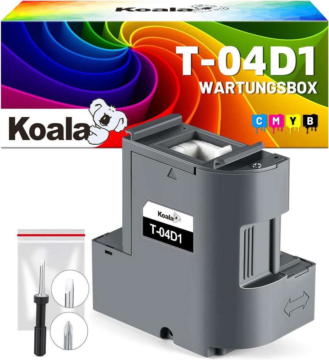 Inktank Navulling Cyaan T04D1 voor diverse Expression en WorkForce printers