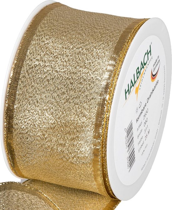 Geschenklint Satijn Dubbel Recycled Pet Petroleum Groen 25mm X20 Meter P 100009311